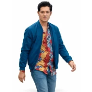 Money Trap The Karun Treasure Okan Cabalar Blue Bomber Jacket