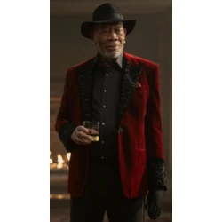 Morgan Freeman Now You See Me 3 Red Coat