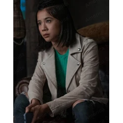Nancy Drew S04 Leah Lewis Suede Biker Jacket Nancy Drew S04 Leah Lewis Suede Biker Jacket