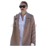 Naomi Watts Long Brown Coat