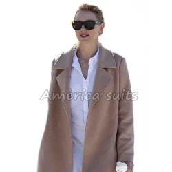 Naomi Watts Long Brown Coat