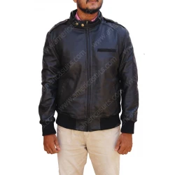 Narcos Pedro Pascal Black Leather Jacket