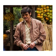 Narcos Pedro Pascal Brown Jacket