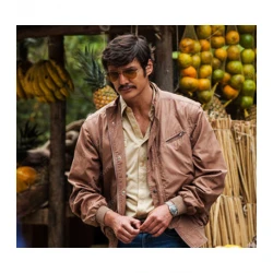 Narcos Pedro Pascal Brown Jacket