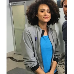 Nathalie Arthur The King 2024 Grey Jacket Nathalie Arthur The King 2024 Grey Jacket