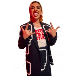 National Anthem Carrie Blue Blazer National Anthem Carrie Blue Blazer