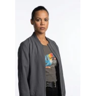 Neagley 2026 Maria Sten Grey Bomber Jacket
