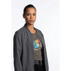 Neagley 2026 Maria Sten Grey Bomber Jacket