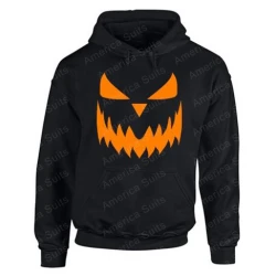 New Pumpkin Face Halloween Hoodie