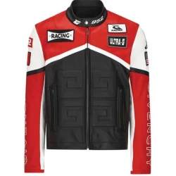 Nicolas Cage 2024 Biker Leather Jacket