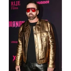Nicolas Cage Golden Jacket