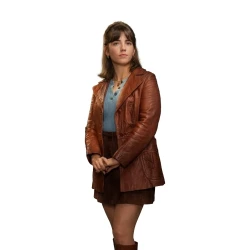 Nicole Wallace The House of the Spirits 2026 Brown Leather Blazer