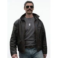 Nik Xhelilaj Police For Life Leather Jacket