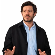 Nobody Wants This S03 Adam Brody Black Cotton Jacket