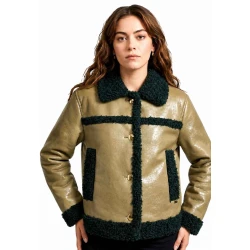 Off Campus 2026 Allie Hayes Aviator Jacket