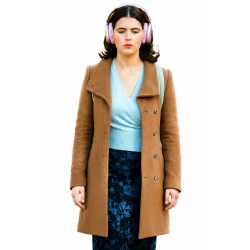 Off Campus 2026 Hannah Wells Brown Coat