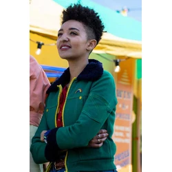 Ola Nyman Sex Education Green Jacket