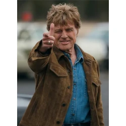 Old Man And The Gun Robert Redford Suede Jacket