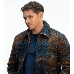 Oliver Stark 9-1-1 Multicolor Wool Jacket