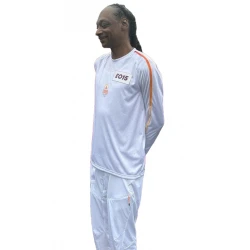 Olympics 2024 Snoop Dogg White Tracksuit Olympics 2024 Snoop Dogg White Tracksuit