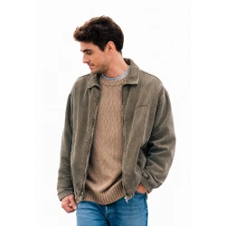 Pablo Alvarez The Map of Longing Olive Green Corduroy Jacket