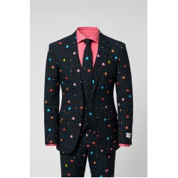Pac Man Print Party Suit