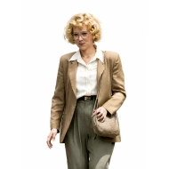 Paper Tiger 2026 Scarlett Johansson Brown Blazer