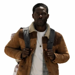 Paradise Sterling K Brown Suede Jacket