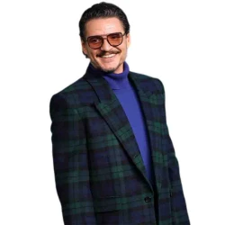 Pedro Pascal Checkered Blazer