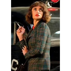 Penelope Cruz The Bride Green Checkered Coat
