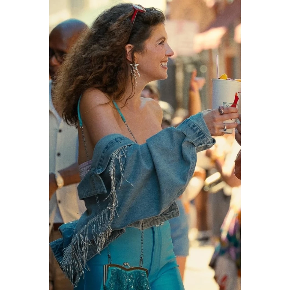 People We Meet on Vacation Poppy Denim Jacket