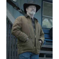 Peter Mullan Ozark Brown Jacket