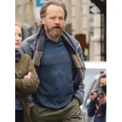 Peter Sarsgaard Memory 2024 Black Jacket
