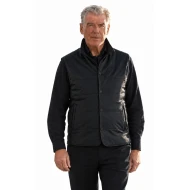 Pierce Brosnan MobLand S02 Black Leather Vest
