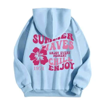 Pink Palm Puff Blue Hoodie Style Guide How to Wear It Year Round in the USA