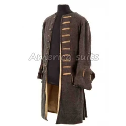 Pirates Of The Caribbean Captain Jack Sparrow Coat
