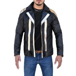 Pokemon Go Team Spark Black Leather Jacket