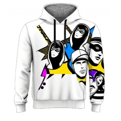 Pop Art Superhero Hoodie