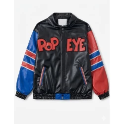 Popeye The Sailor Man Leather Jacket