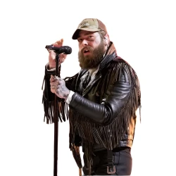Post Malone 68th Annual Grammy Awards Leather Fringe jacket
