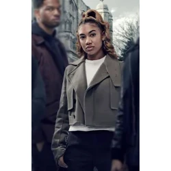 Power Book 2 Ghost Lauren Wool Jacket