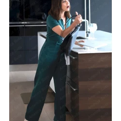 Puppy Love 2023 Lucy Hale Denim Belted Jumpsuit