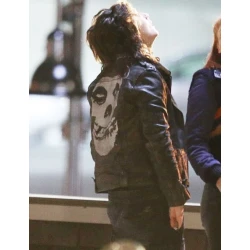 Quentin Don't Look Up Leather Jacket