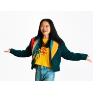R.L. Stine's Pumpkinhead Adeline Lo Color Block Jacket