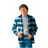 R.L. Stine's Pumpkinhead Seth Isaac Johnson Blue Plaid Shirt