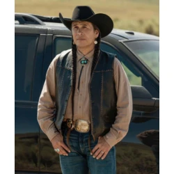 Rainwater Driver Yellowstone S04 Leather Vest Rainwater Driver Yellowstone S04 Leather Vest