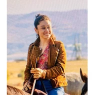 Rambo 5 Gabrielle Suede Leather Jacket