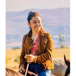 Rambo 5 Gabrielle Suede Leather Jacket Rambo 5 Gabrielle Suede Leather Jacket