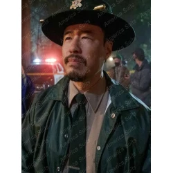 Randall Park Totally Killer 2023 Green Jacket Randall Park Totally Killer 2023 Green Jacket