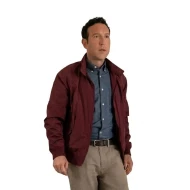 Reacher S04 Christopher Rodriguez Marquette Burgundy Jacket
